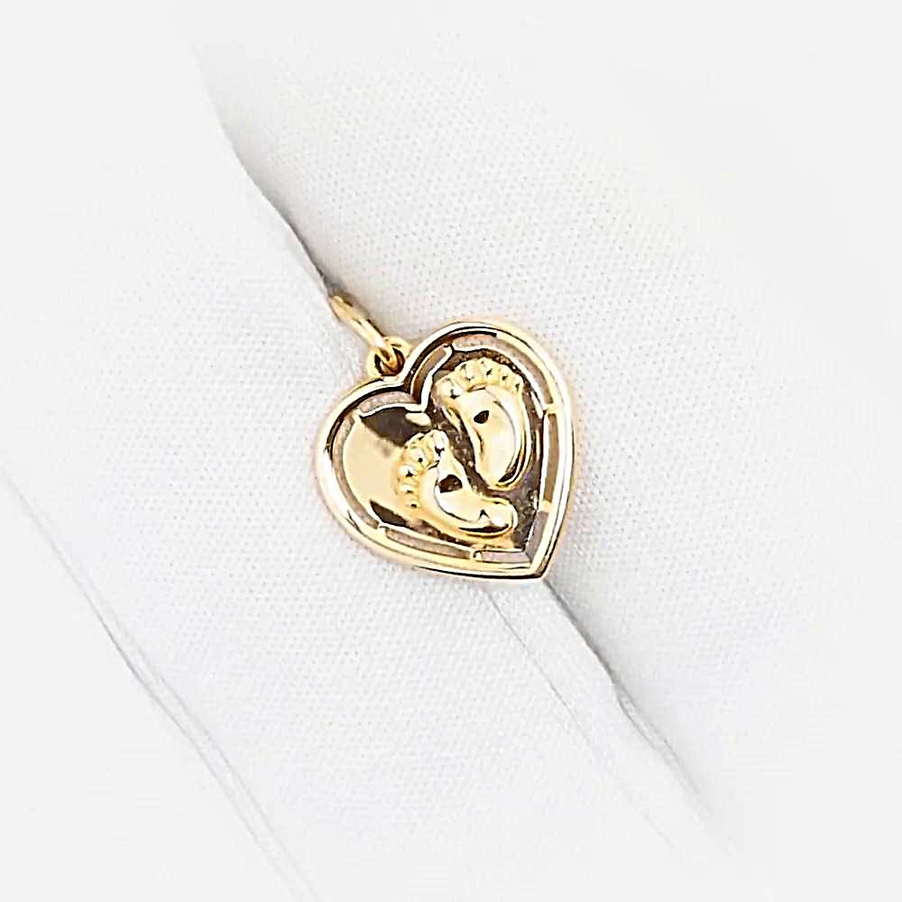 Подвес из красного золота 585 пробы 1