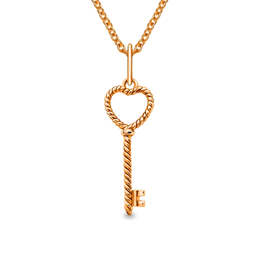 Подвес из красного золота 375 пробы