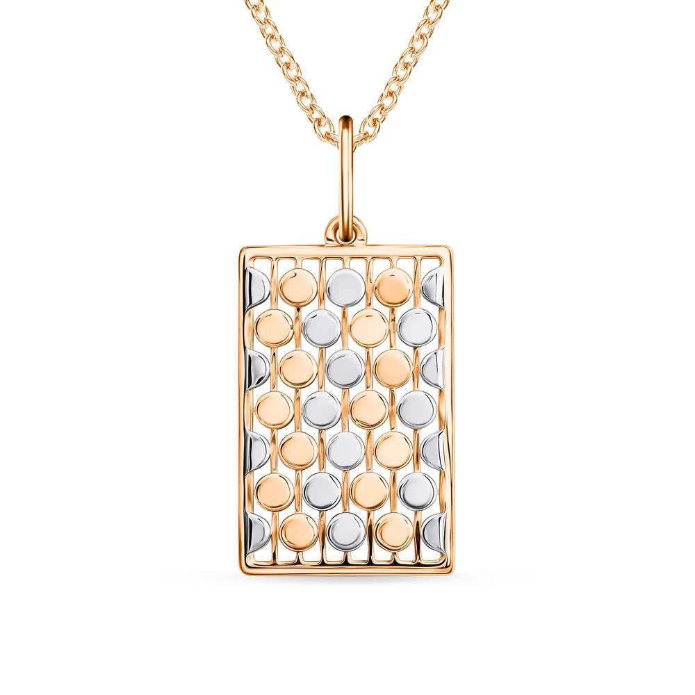 Подвес из красного золота 585 пробы 2