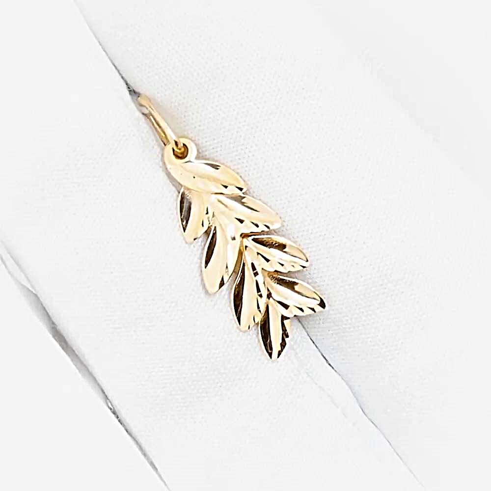 Подвес из красного золота 585 пробы