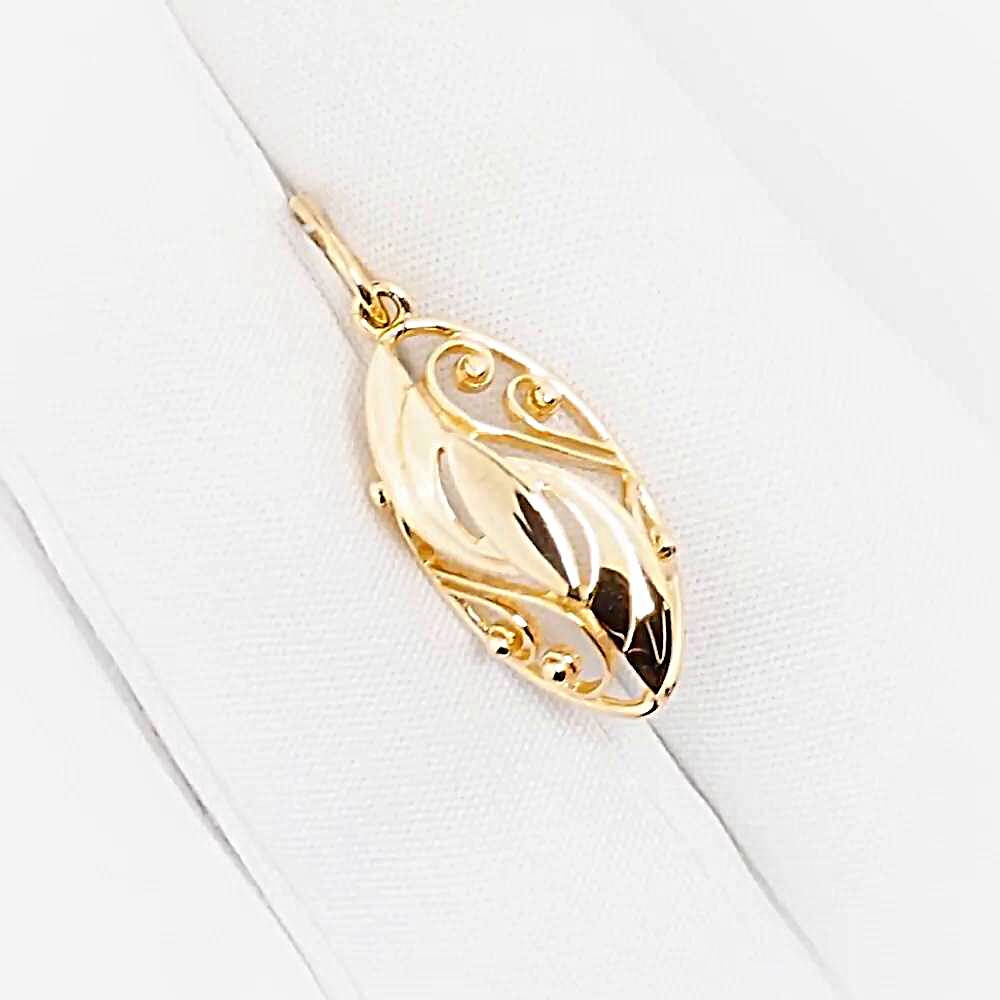 Подвес из красного золота 585 пробы 1