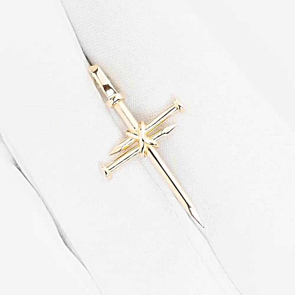 Подвес из красного золота 585 пробы