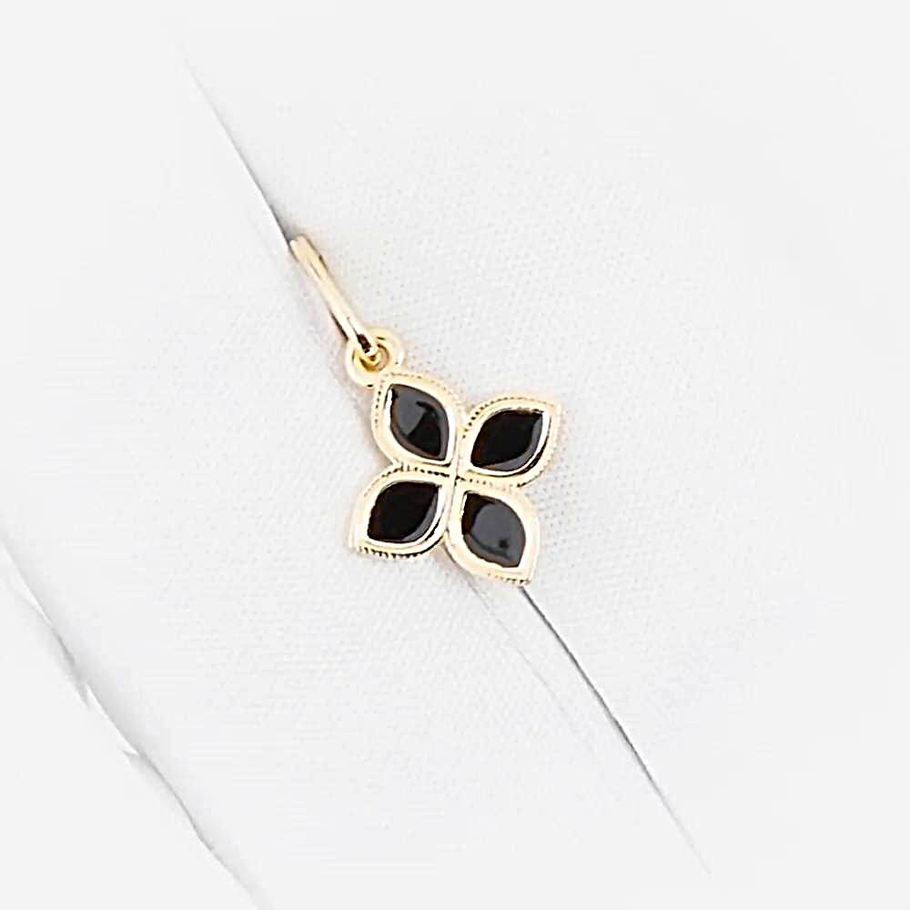 Подвес из красного золота 585 пробы