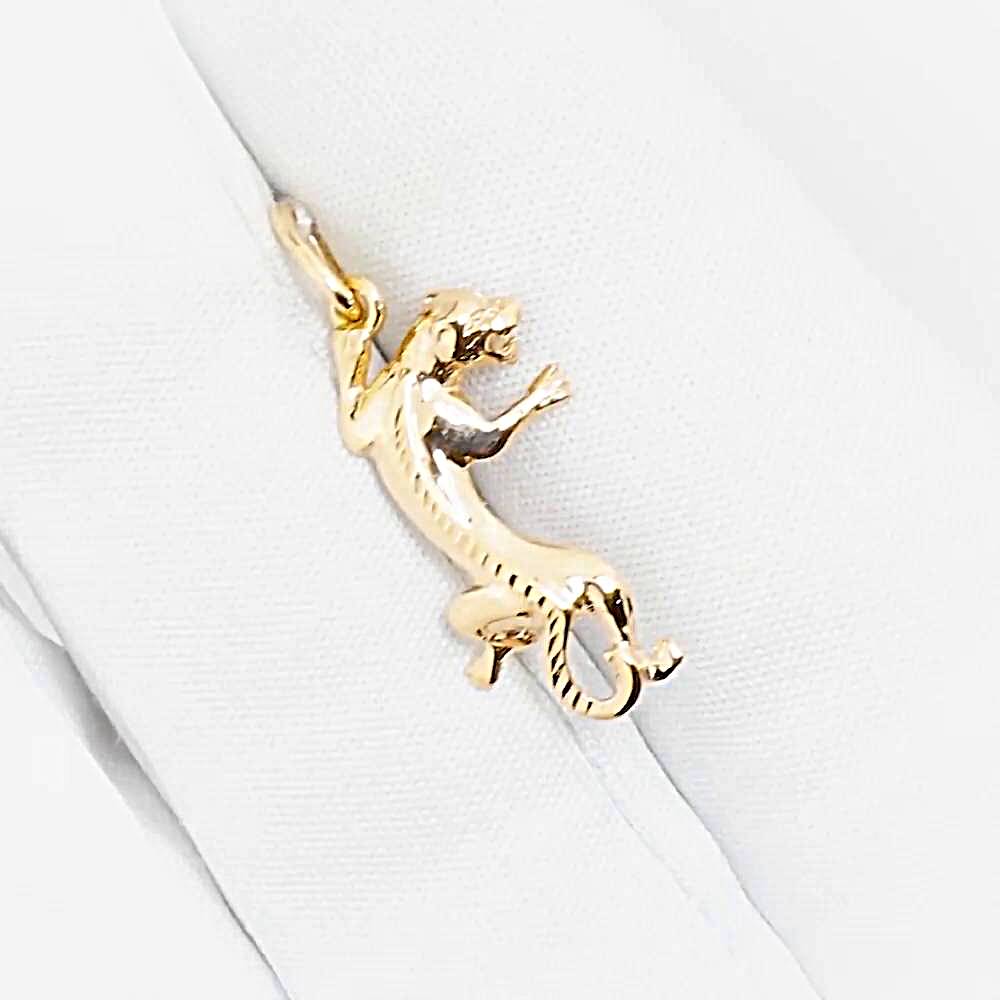 Подвес  Леопард из красного золота 585 пробы