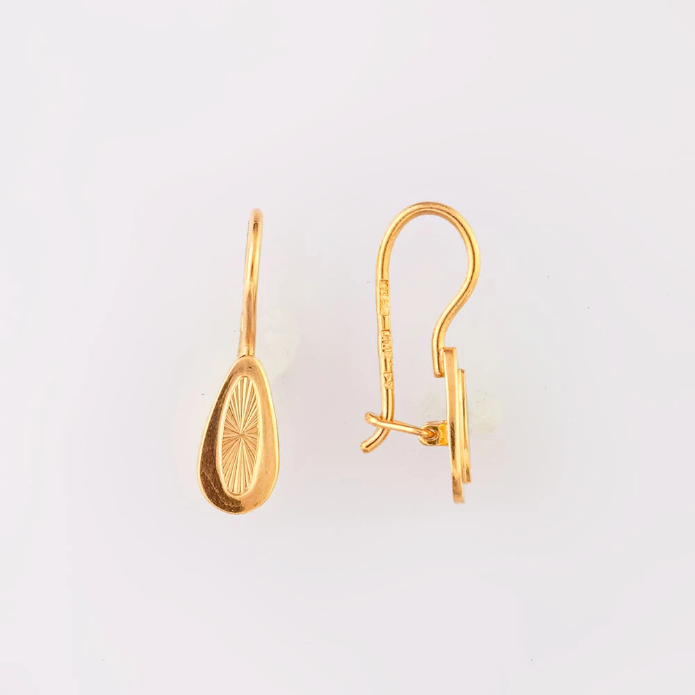 Серьги из красного золота 583 пробы