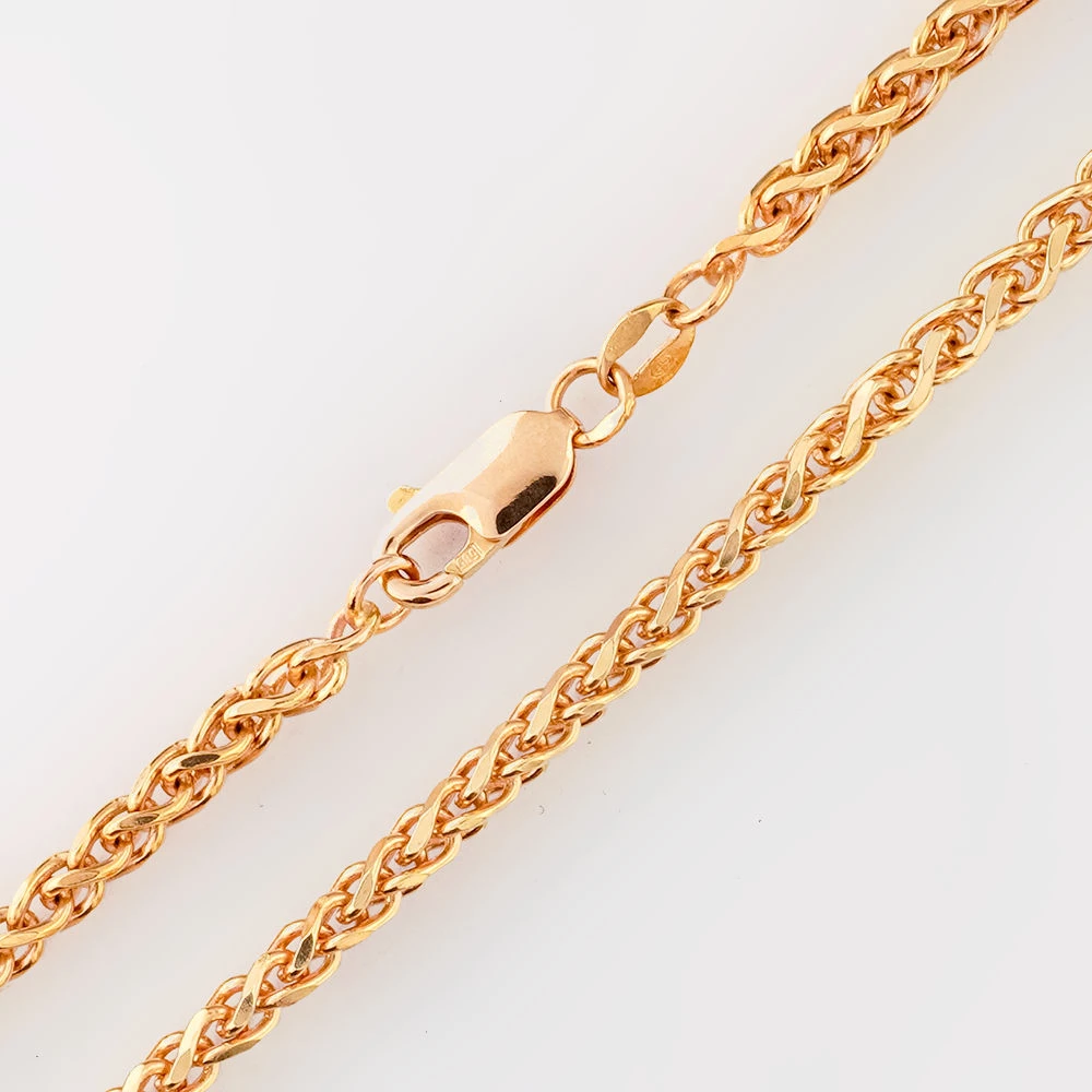 Цепь из красного золота 585 пробы