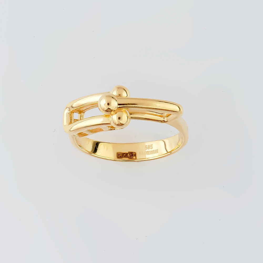 Кольцо из желтого золота 585 пробы