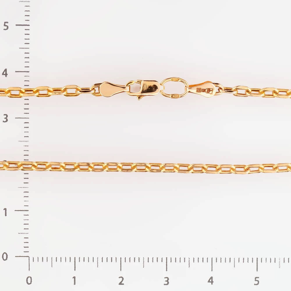 Цепь из красного золота 585 пробы