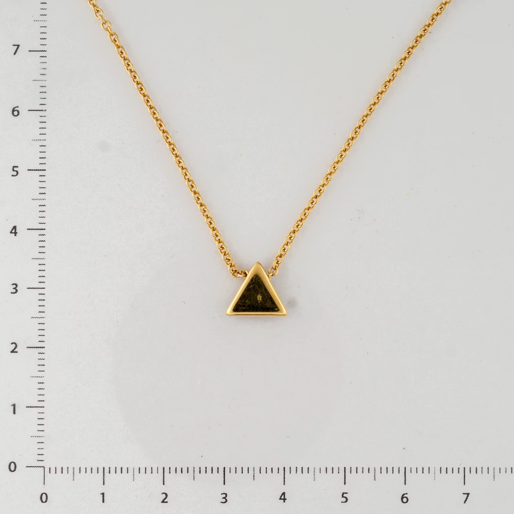 Колье из желтого золота 585 пробы