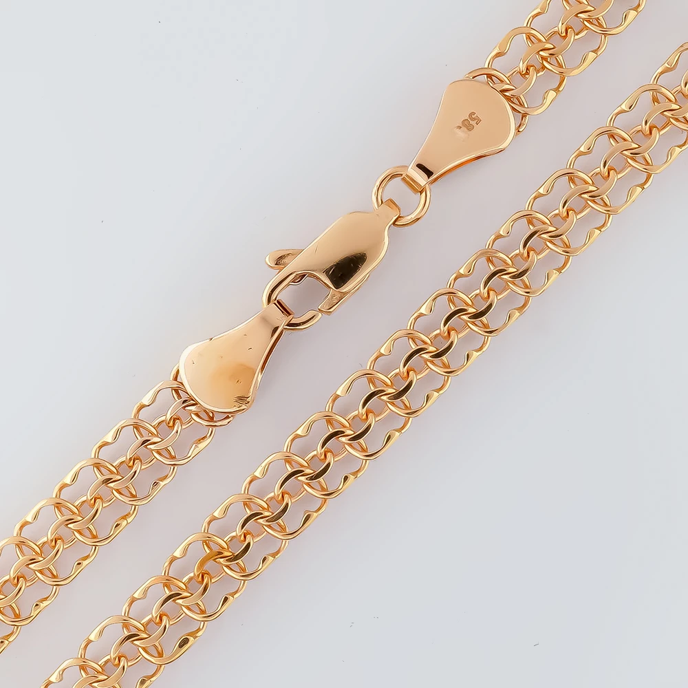 Цепь из красного золота 585 пробы