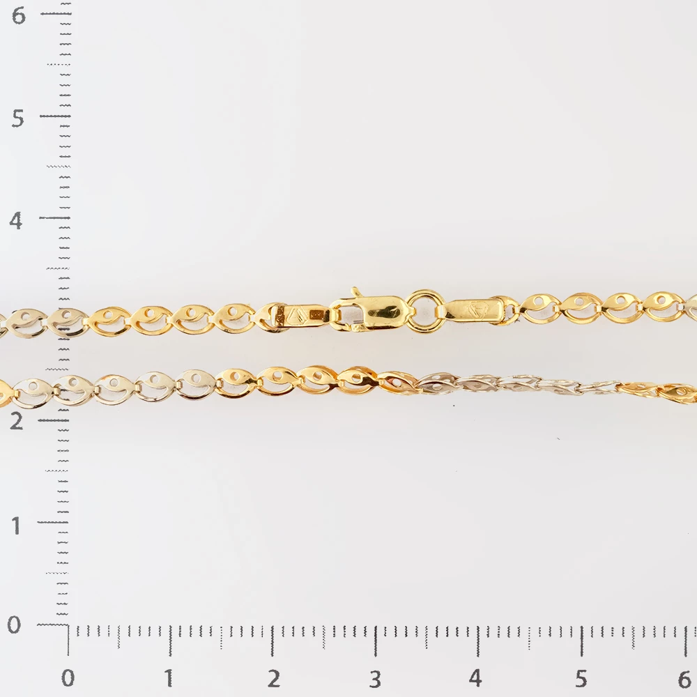 Браслет из желтого золота 585 пробы