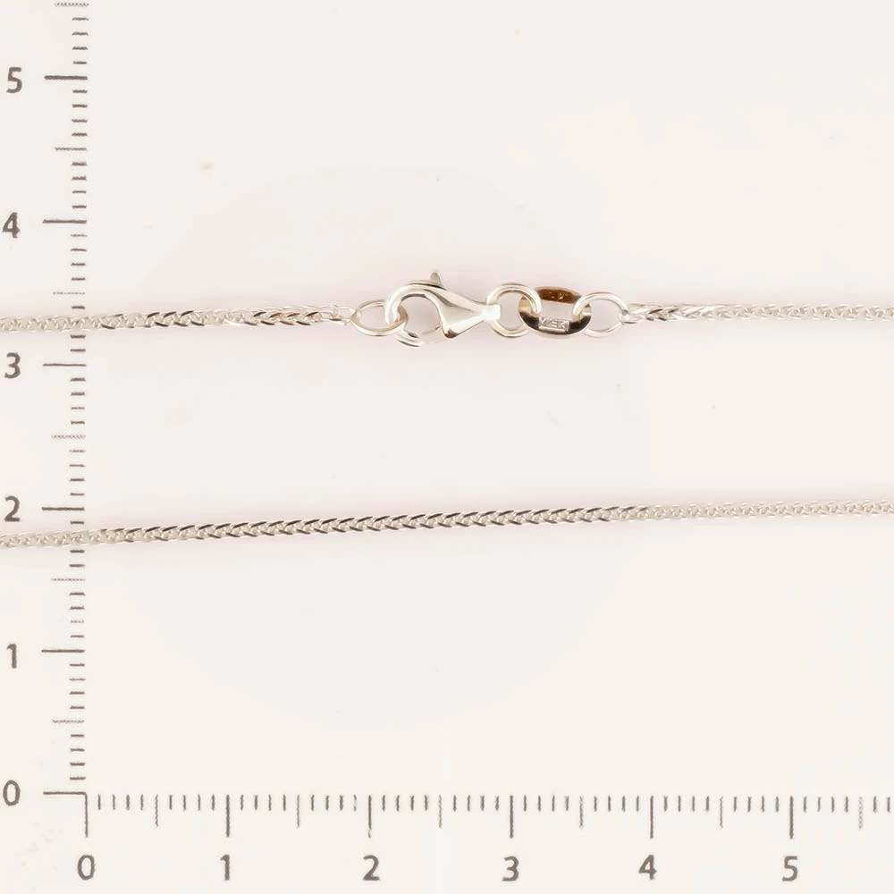 Цепь из белого золота 750 пробы