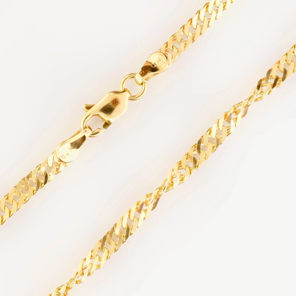 Цепь из желтого золота 585 пробы