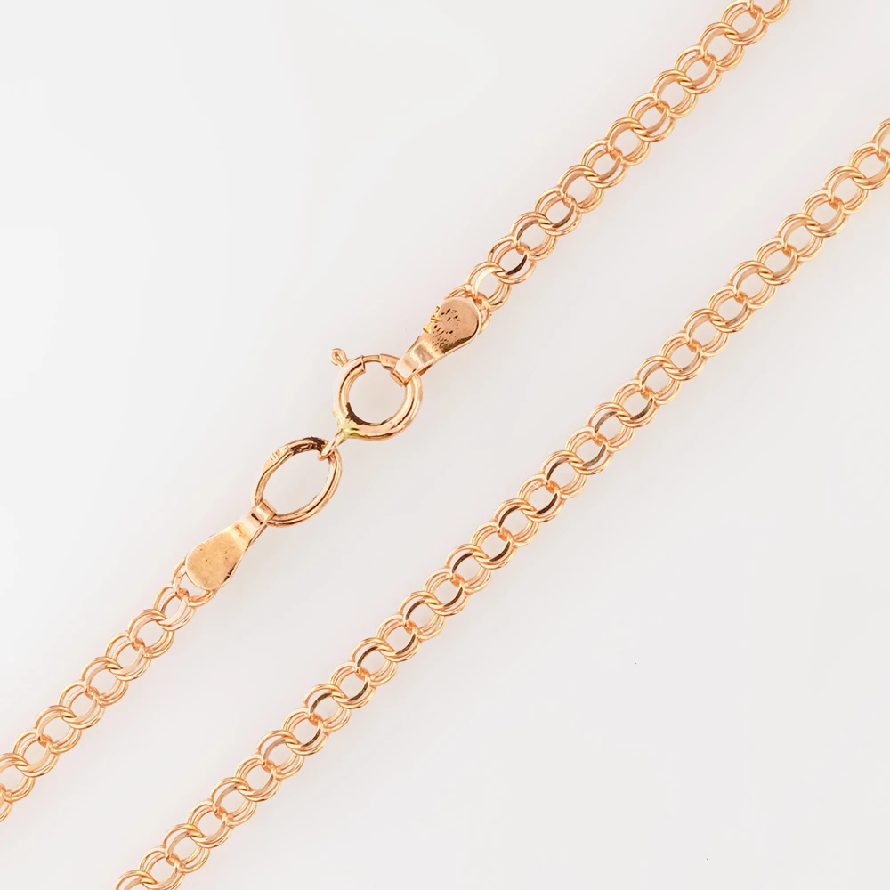 Цепь из красного золота 585 пробы