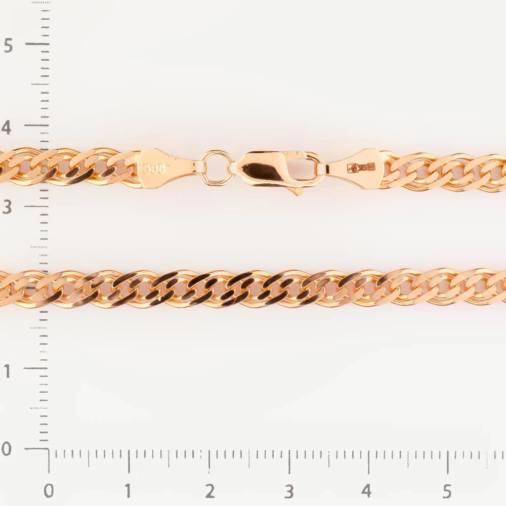 Цепь из красного золота 585 пробы