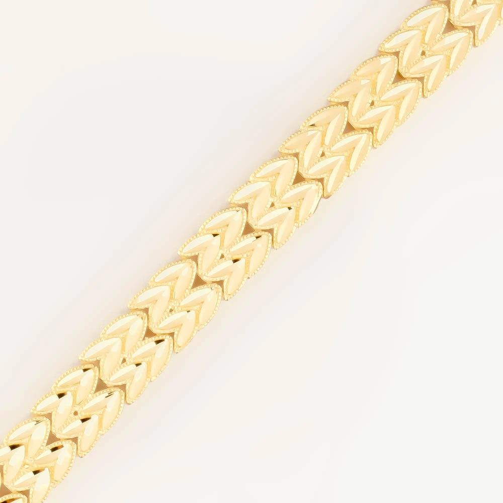 Браслет из желтого золота 585 пробы