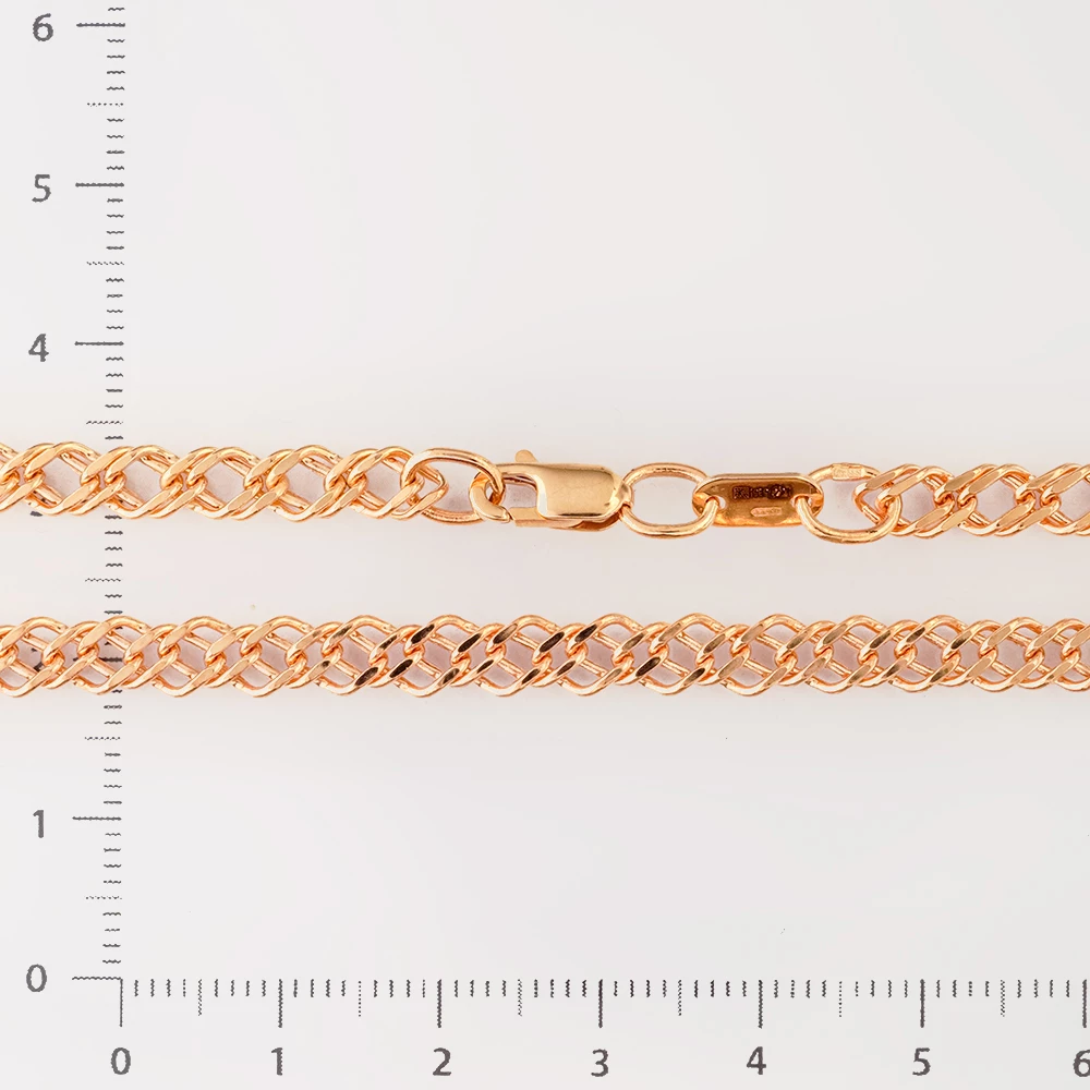 Цепь из красного золота 585 пробы