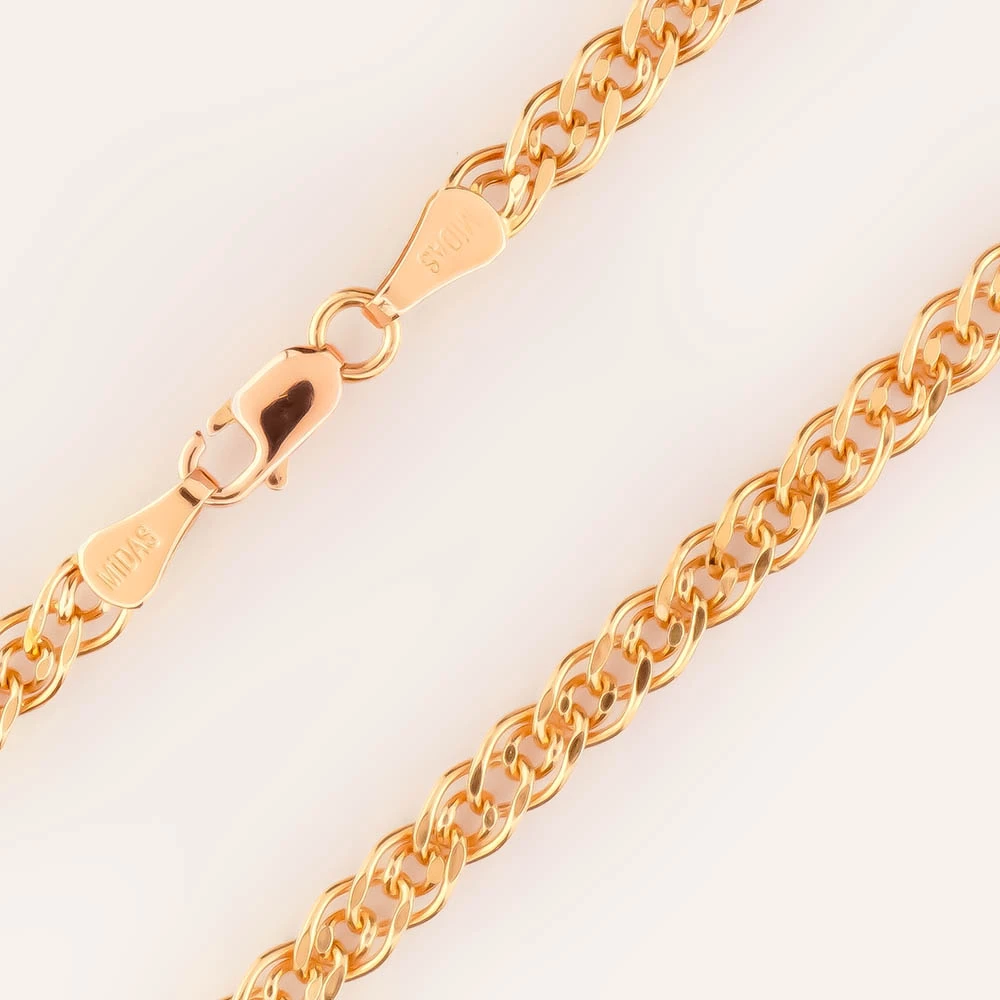 Цепь из красного золота 585 пробы