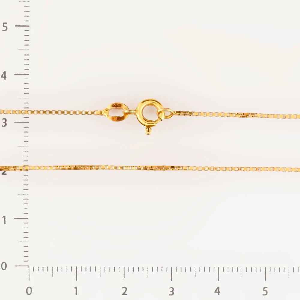 Цепь из желтого золота 750 пробы