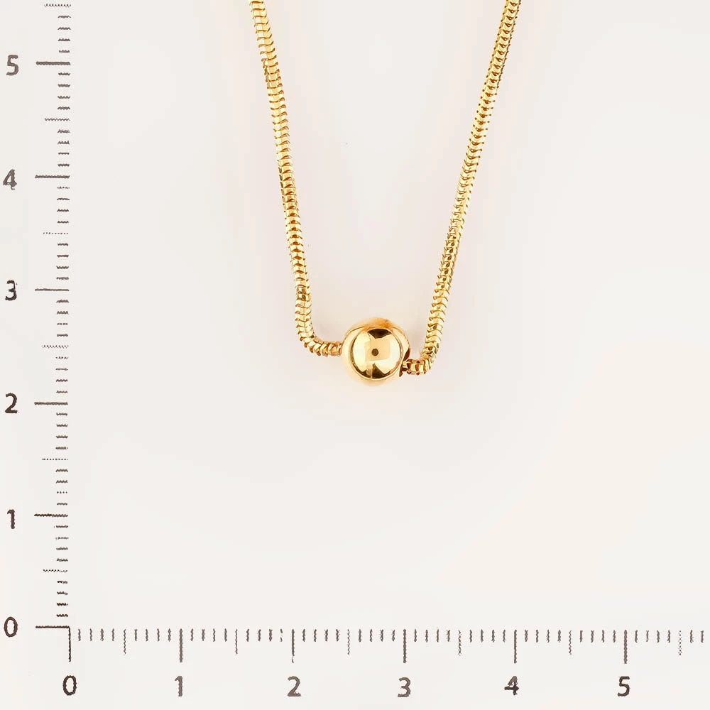 Колье из желтого золота 585 пробы