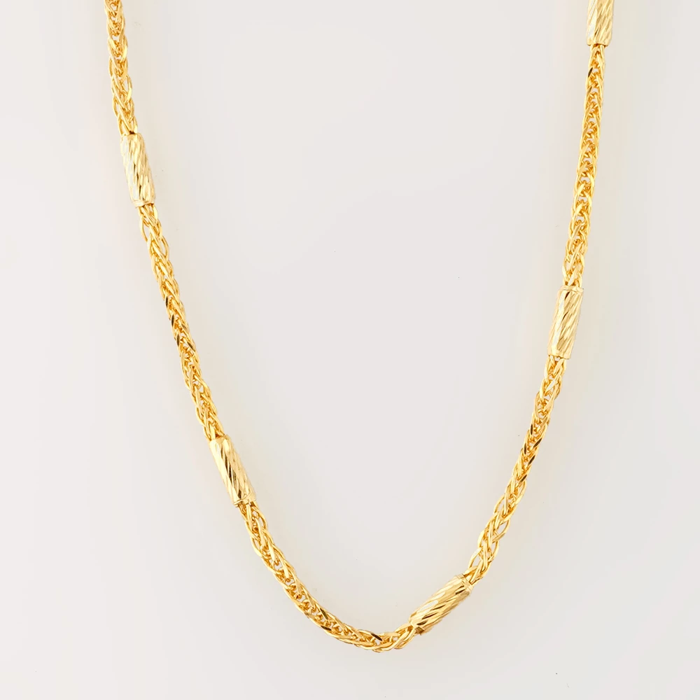 Колье из желтого золота 585 пробы