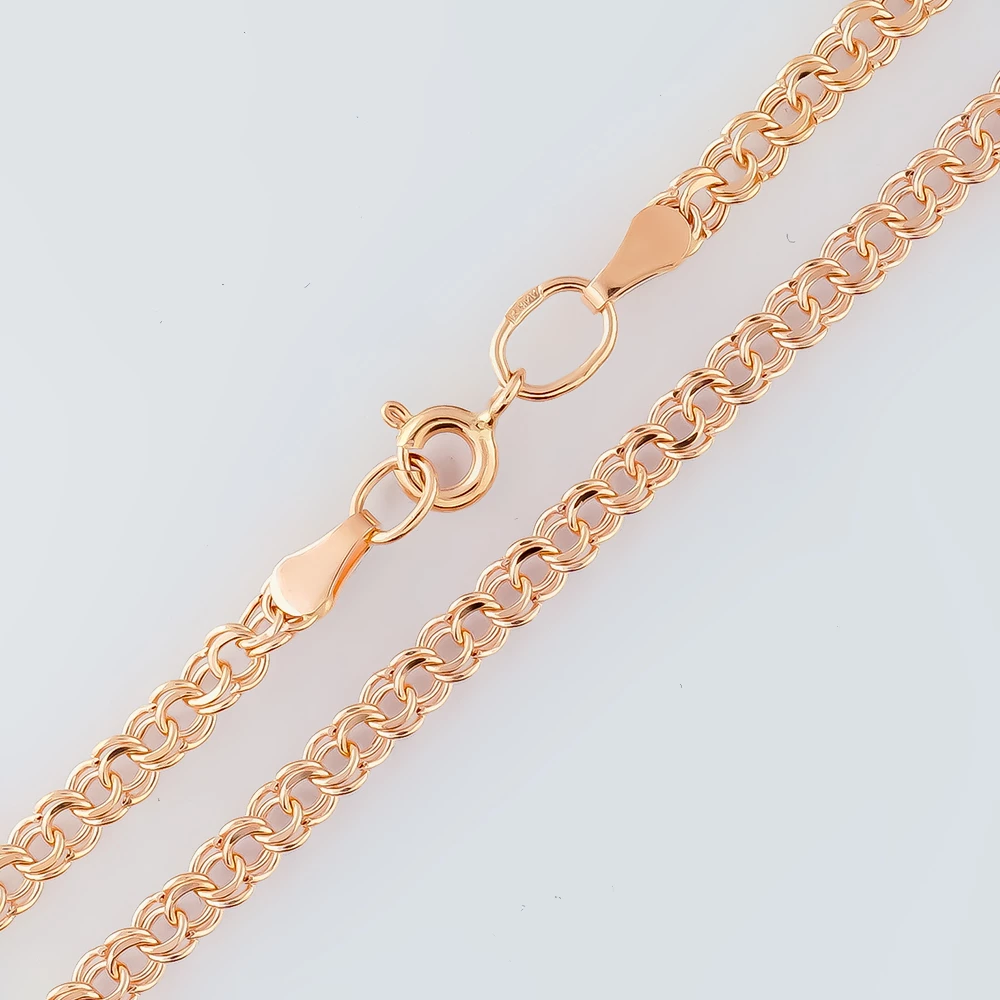 Цепь из красного золота 585 пробы