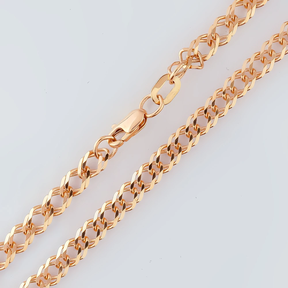 Браслет из красного золота 585 пробы