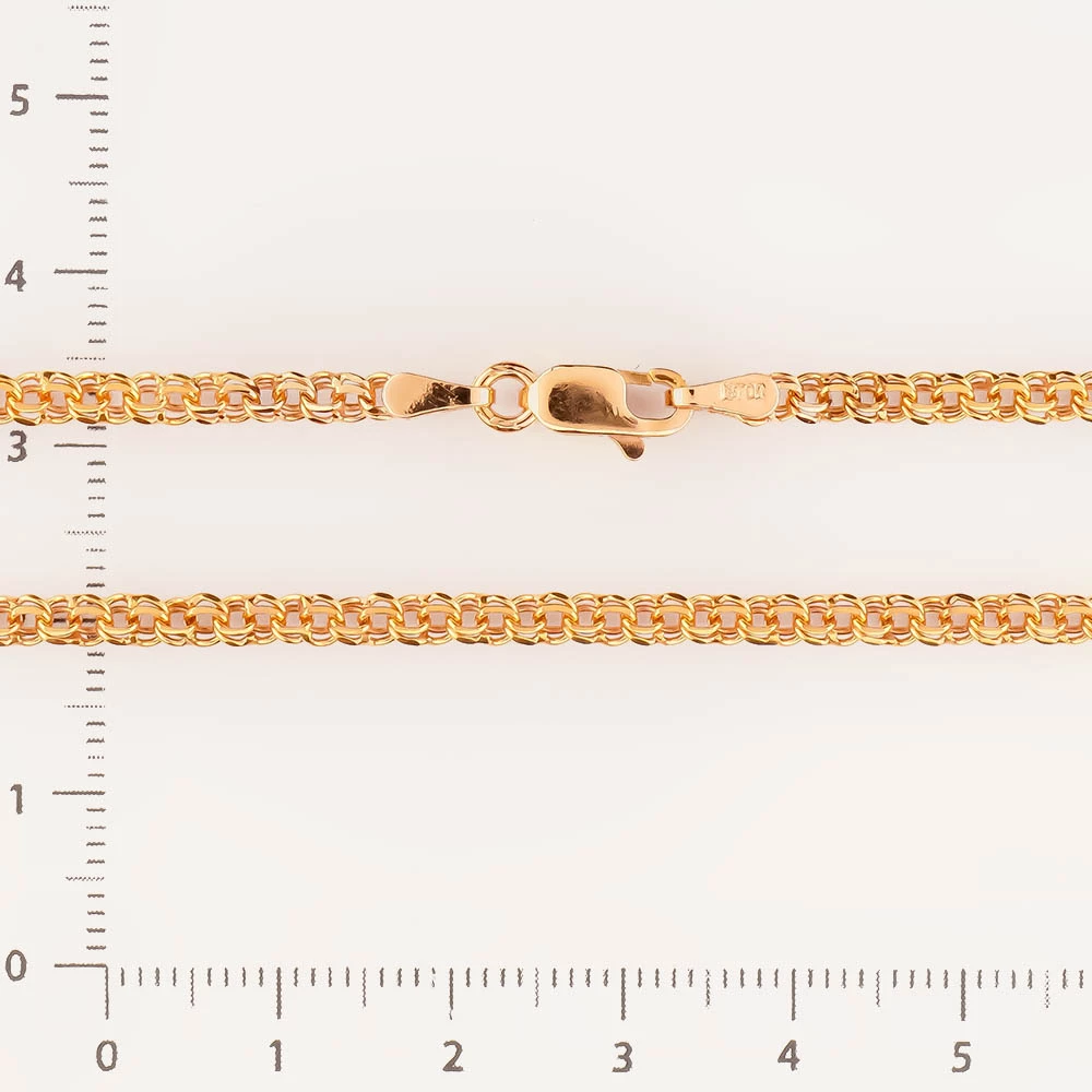 Цепь из красного золота 585 пробы