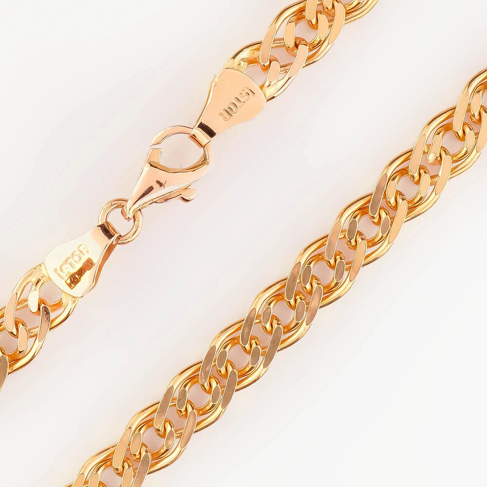 Цепь из красного золота 585 пробы