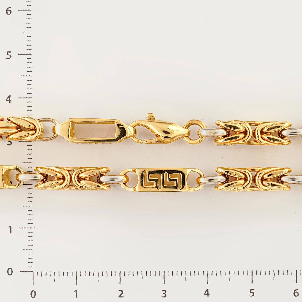 Колье из желтого золота 585 пробы