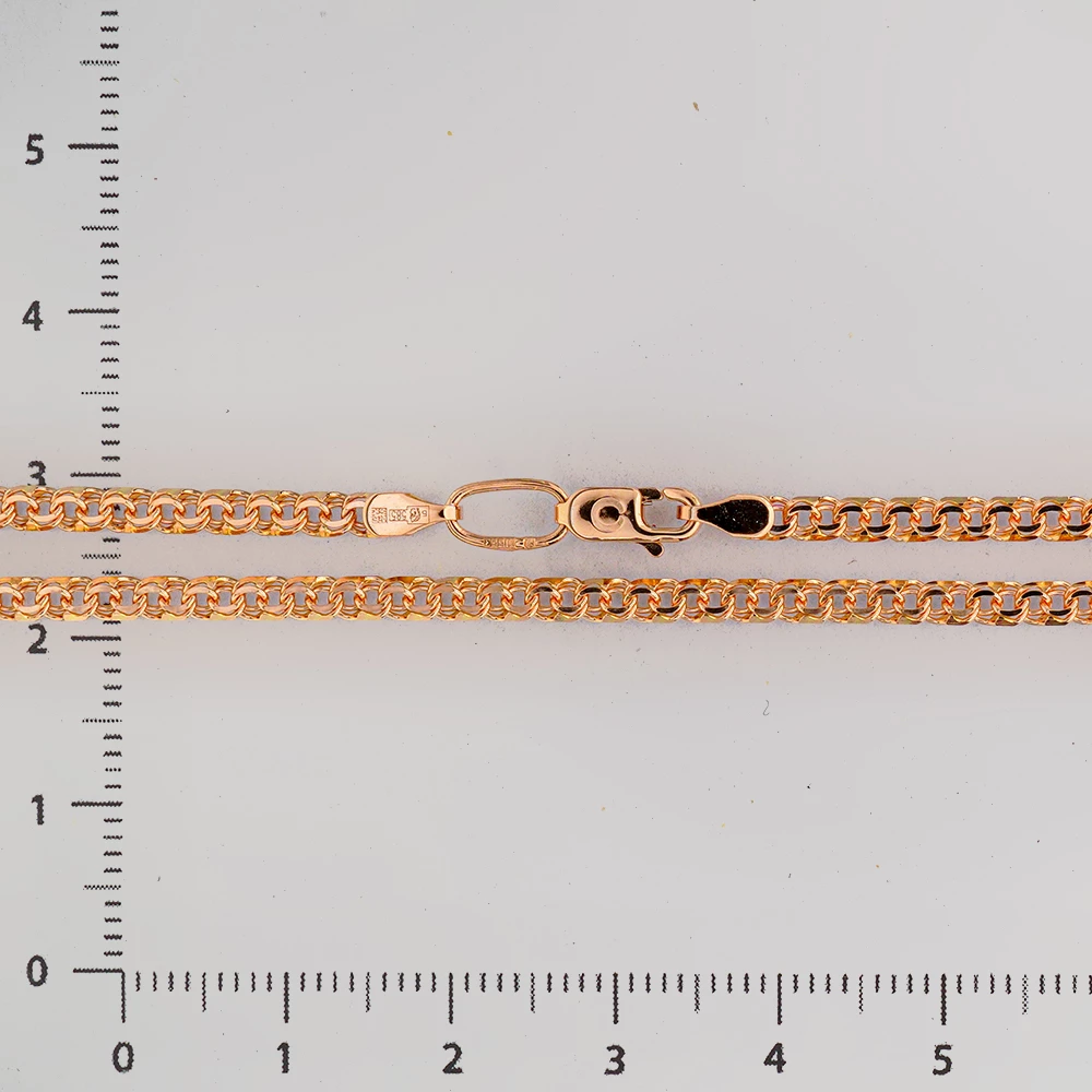 Цепь из красного золота 585 пробы