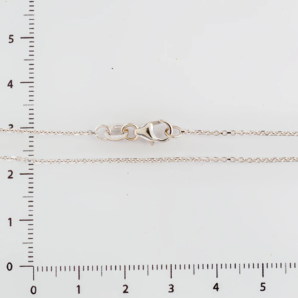 Цепь из белого золота 750 пробы