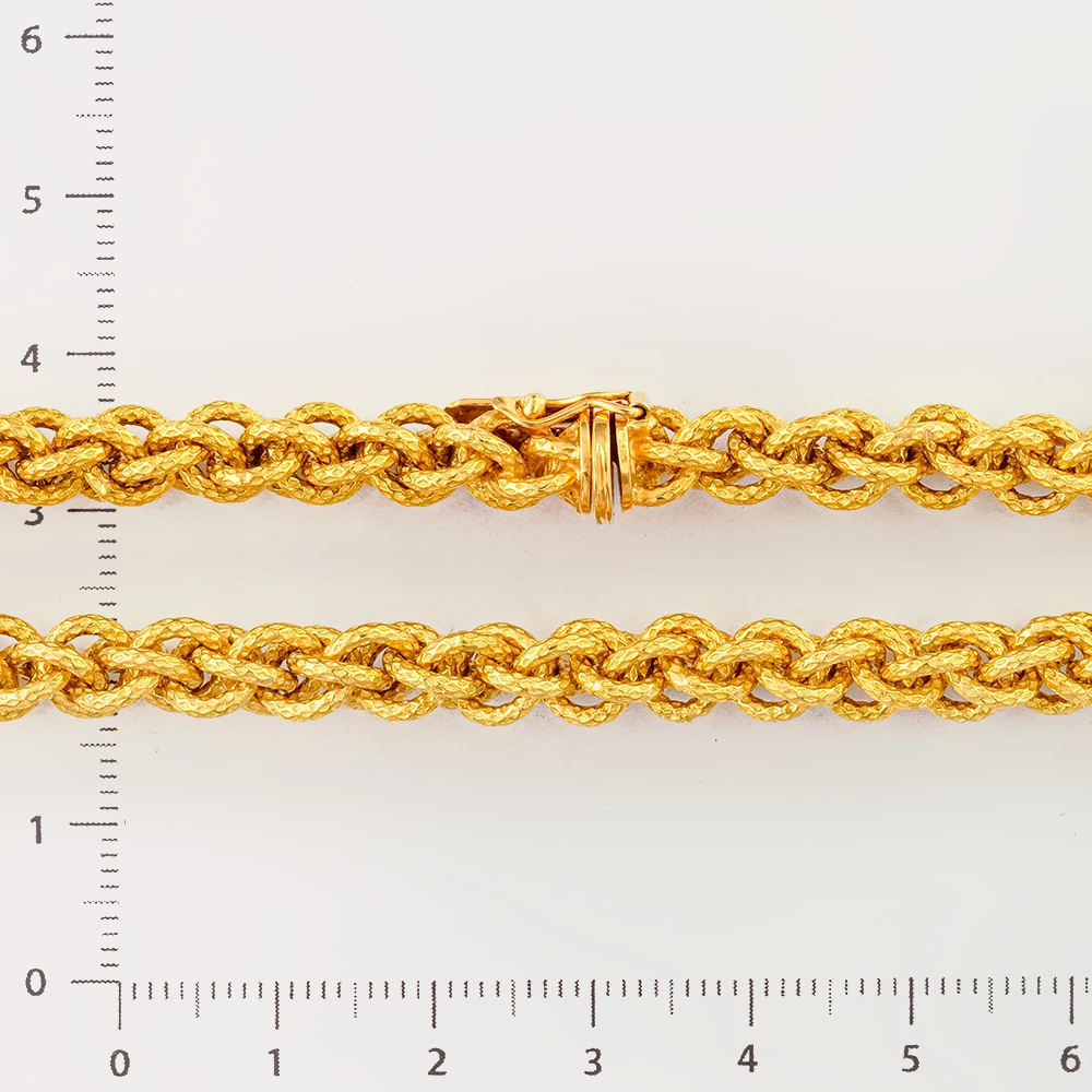 Цепь из желтого золота 750 пробы