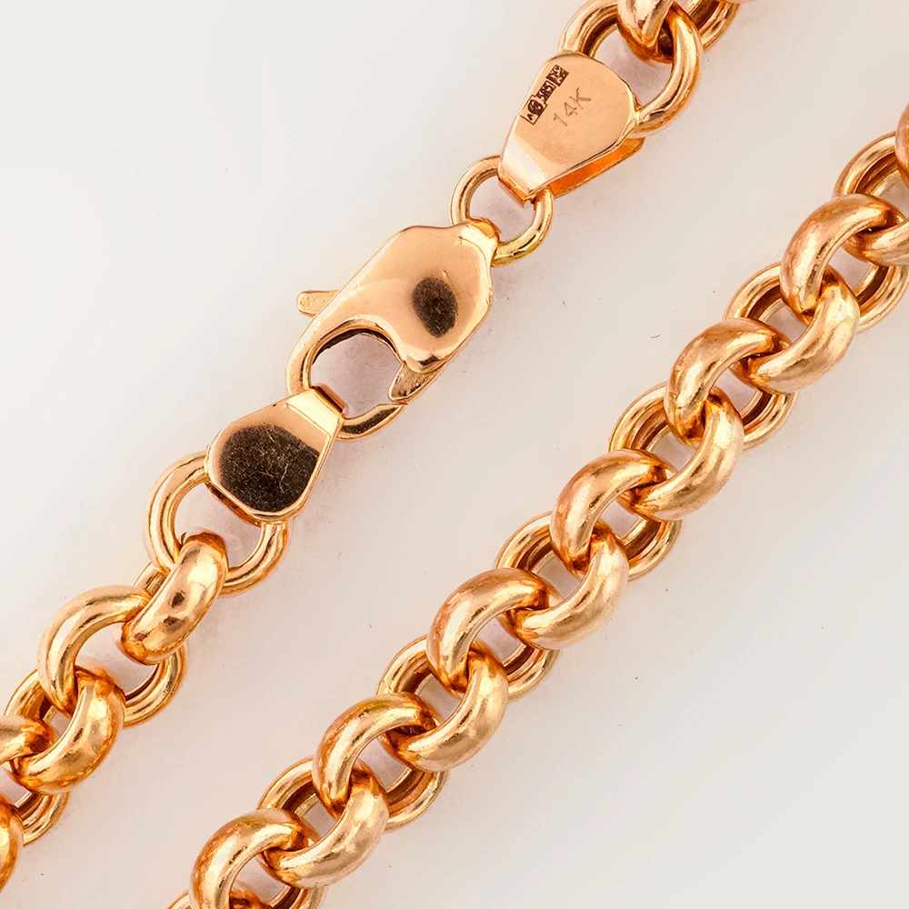 Цепь из красного золота 585 пробы