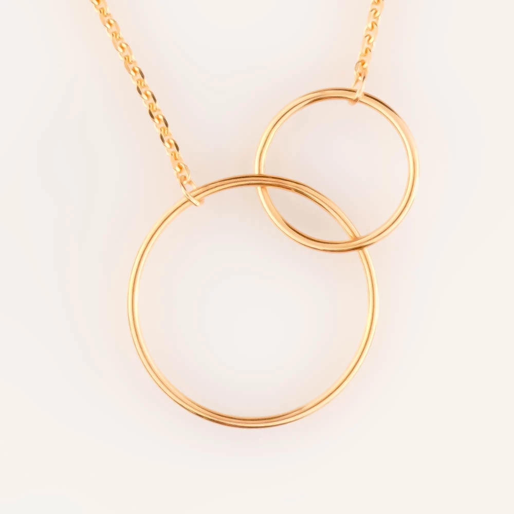 Колье из красного золота 585 пробы