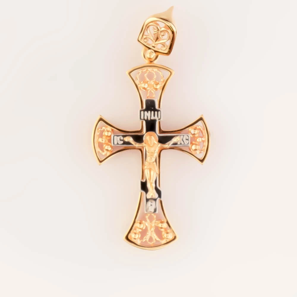 Подвес из красного золота 585 пробы