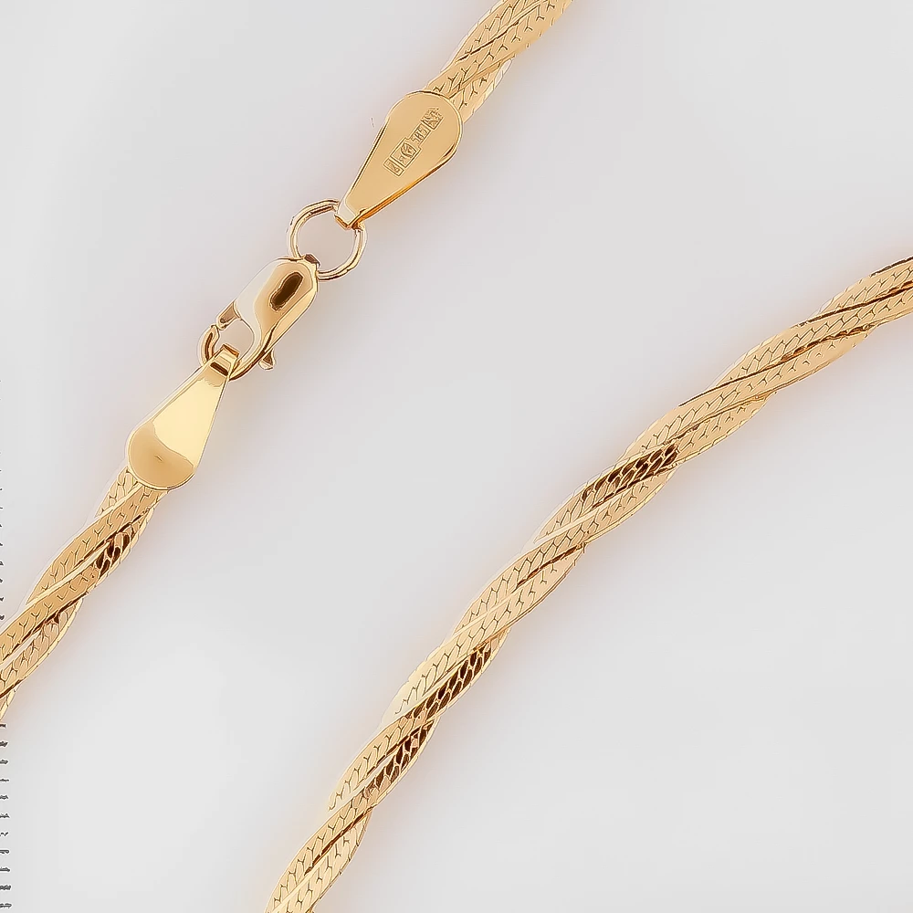 Цепь из красного золота 585 пробы