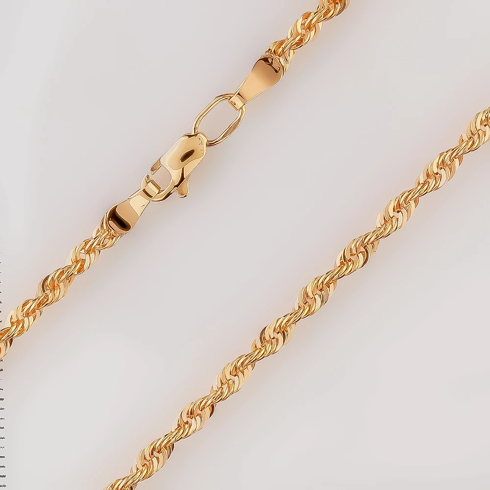 Цепь из красного золота 585 пробы