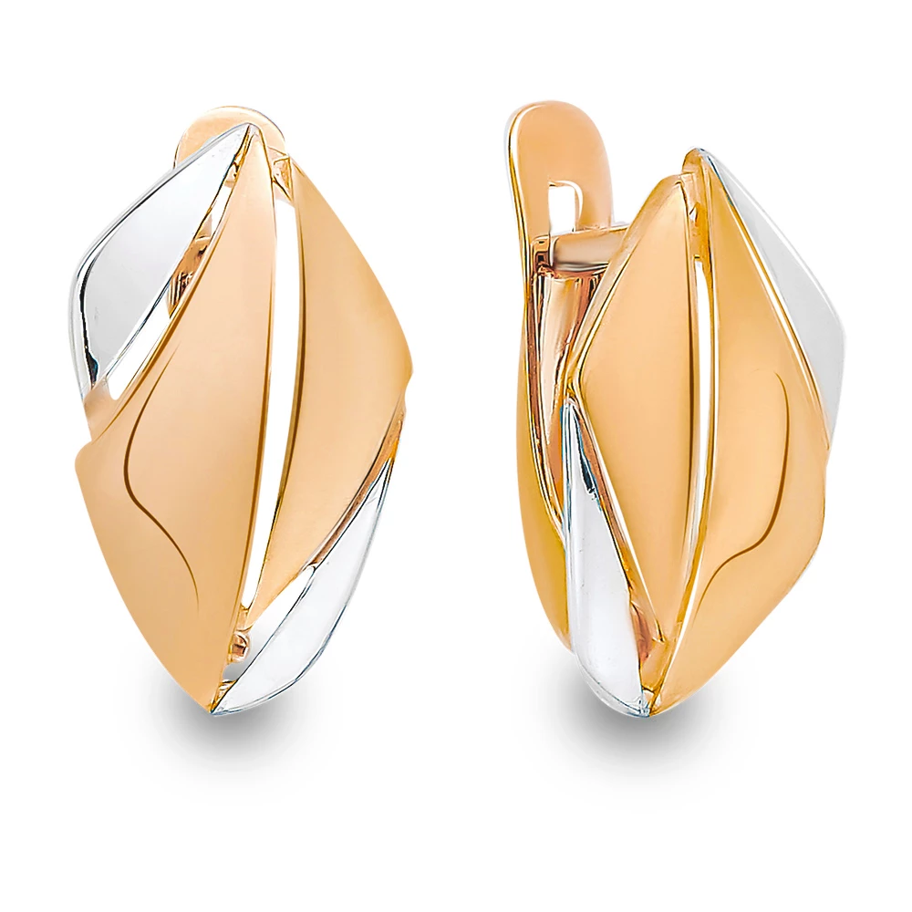 Серьги из красного золота 375 пробы 1