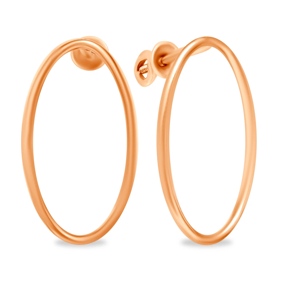 Серьги из красного золота 375 пробы 1