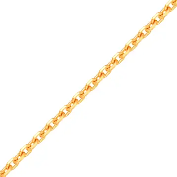 Цепь якорь из красного золота 585 пробы