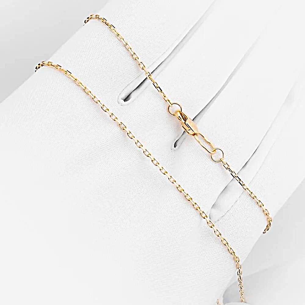 Цепь якорь из красного золота 585 пробы