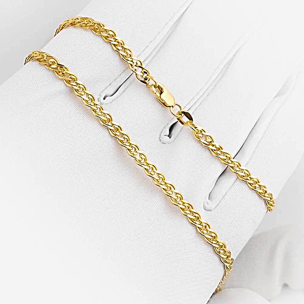 Золотая цепь, плетение нонна 1