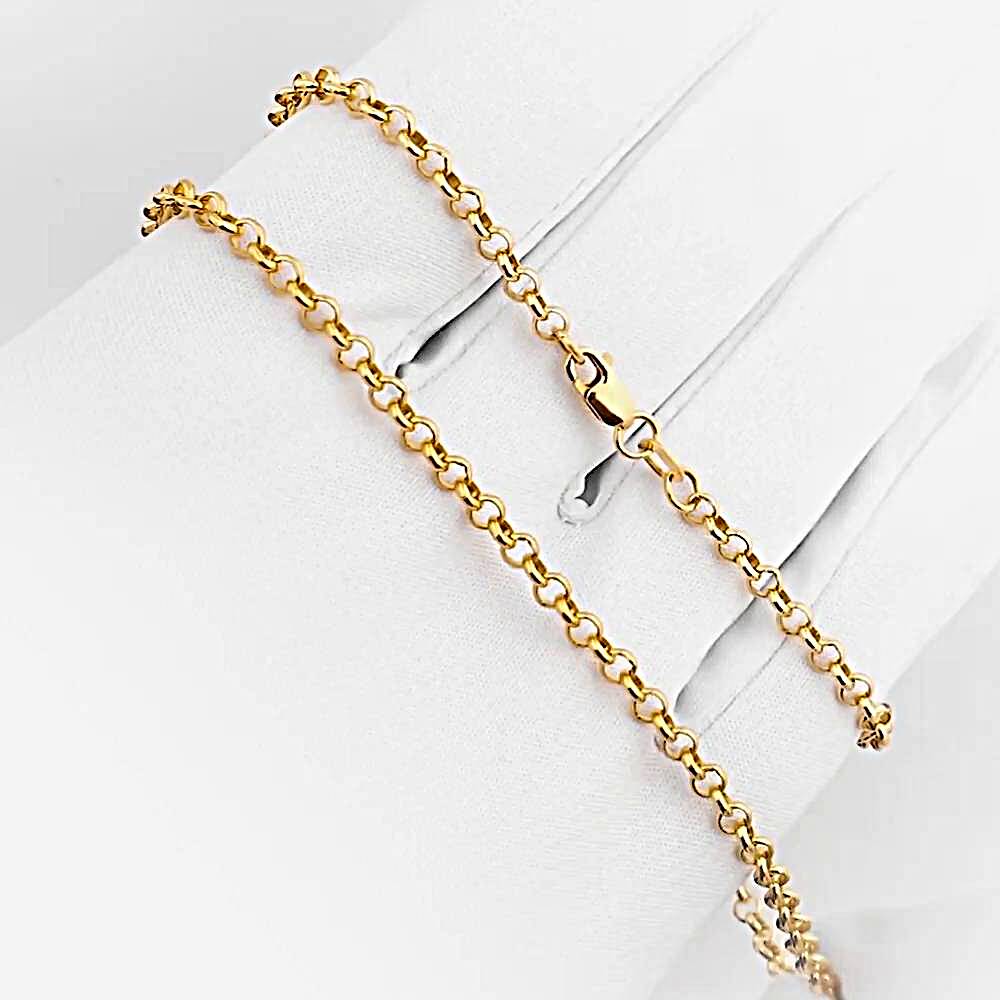 Золотая цепь, плетение якорь ролло 1