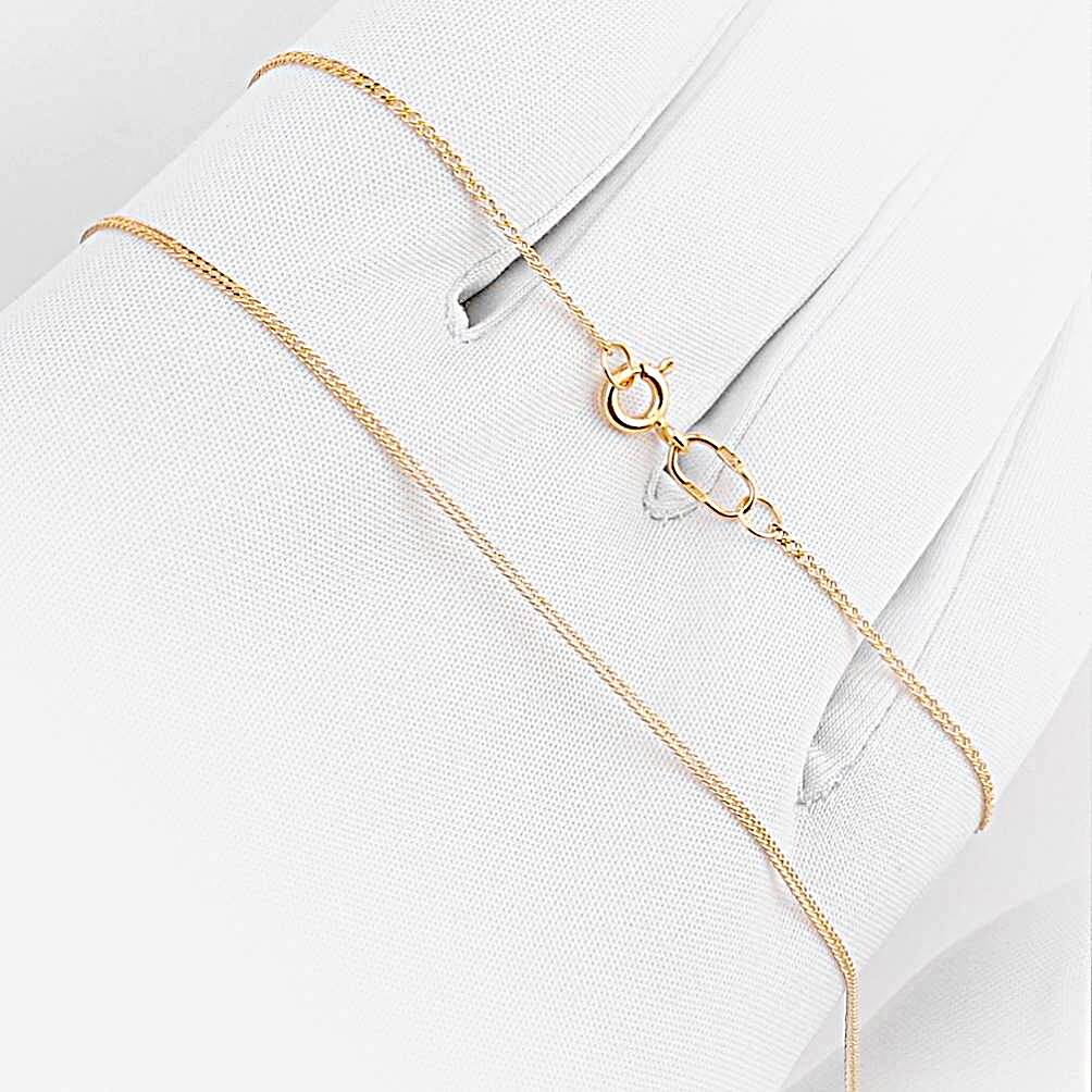 Цепь ромб двойной из красного золота 585 пробы 1