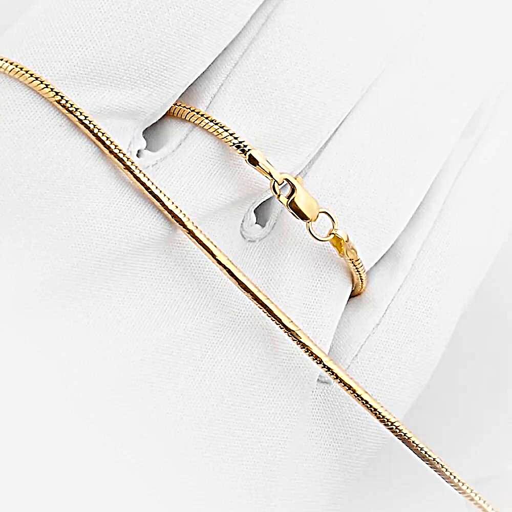 Золотая цепь, плетение тондо 1