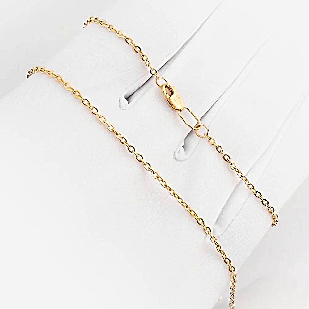 Цепь якорь из красного золота 585 пробы 1