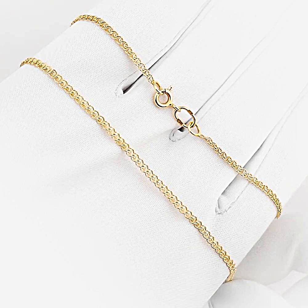 Цепь лав из красного золота 585 пробы 1