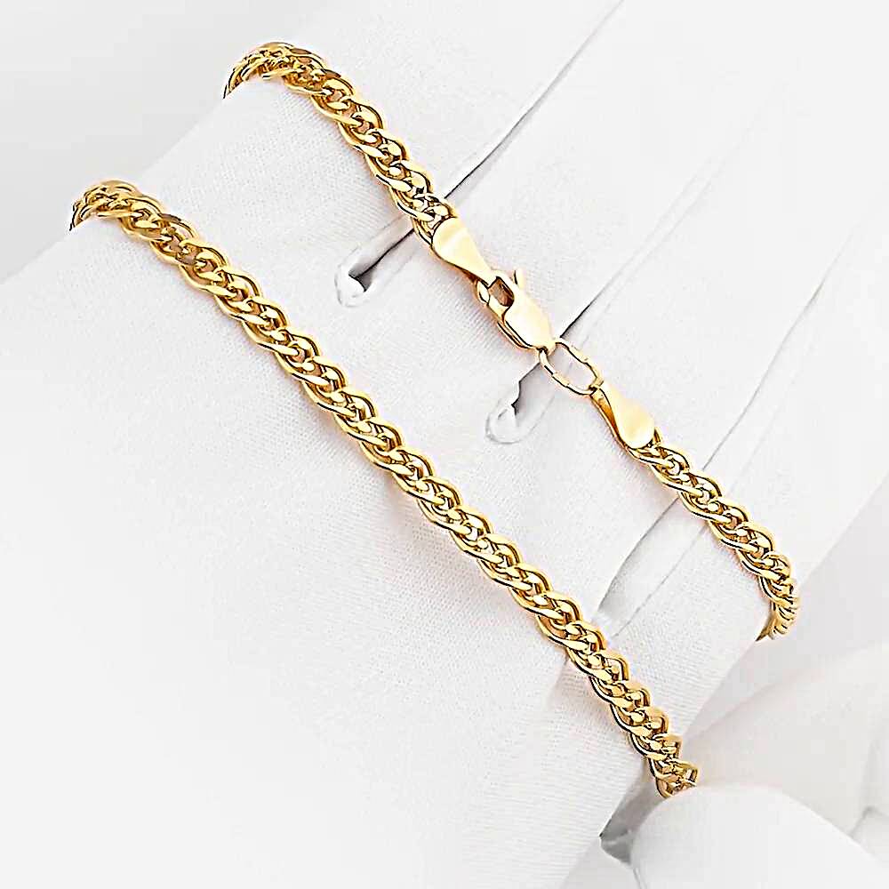 Цепь нонна из красного золота 375 пробы 1