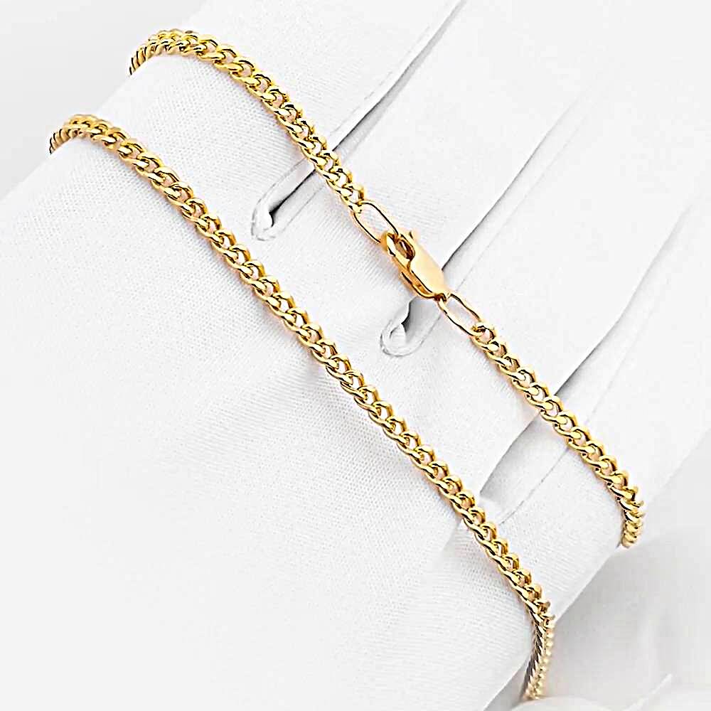 Цепь панцирь из красного золота 375 пробы 1